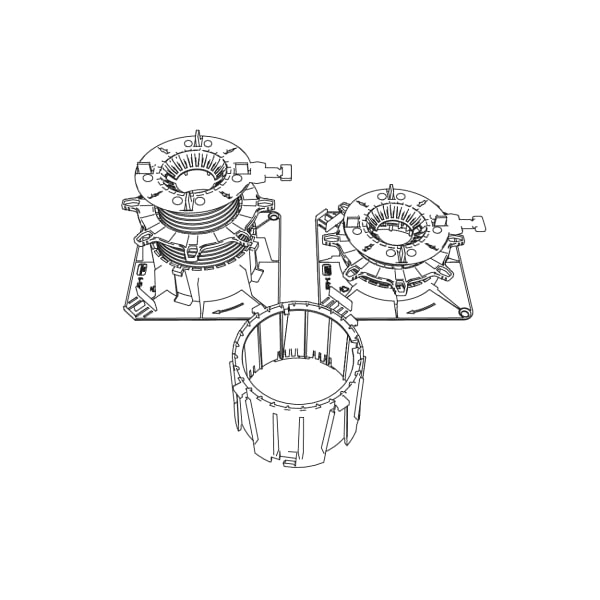 Terra Level TL7 Plattenlager / Stelzlager 30 - 60 mm Fuge 3 mm-thumbnail
