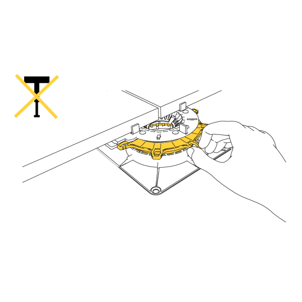 Terra Level TL8 Plattenlager / Stelzlager 60 - 150 mm Fuge 3 mm-thumbnail