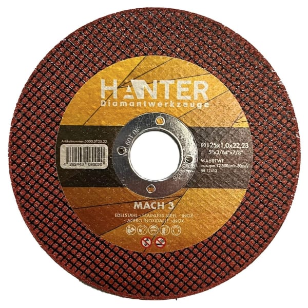 HANTER Trennscheibe INOX Spezial MACH 3 SLV 115 x 1.0 x 22.23 mm (25 Stück)-thumbnail