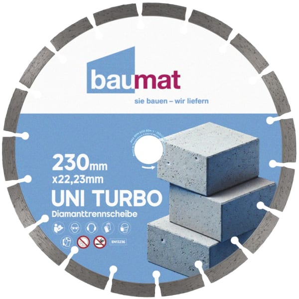 BAUMAT Diamant Trennscheibe Universal segmentiert 230 x 22,23 mm-thumbnail