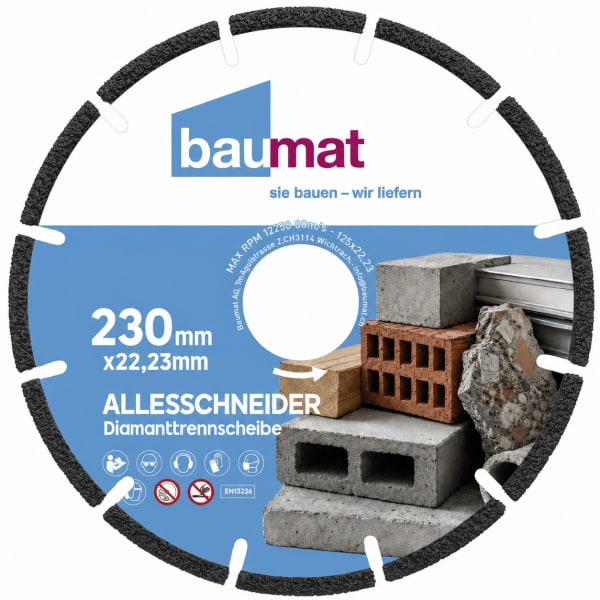BAUMAT Diamant Trennschneider Multi Cut 230 x 22,23 mm-thumbnail