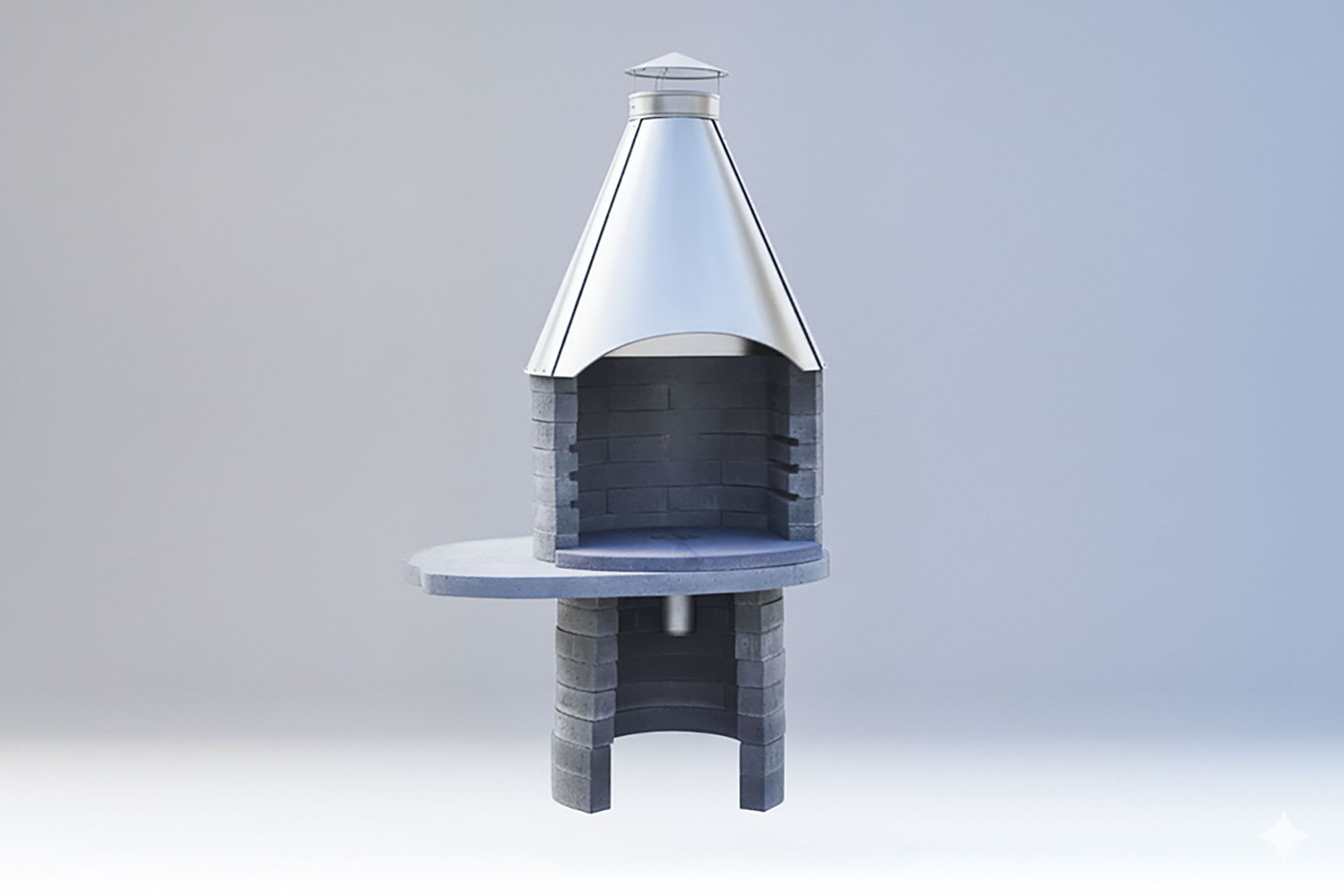 Garten-Cheminee Rotondo