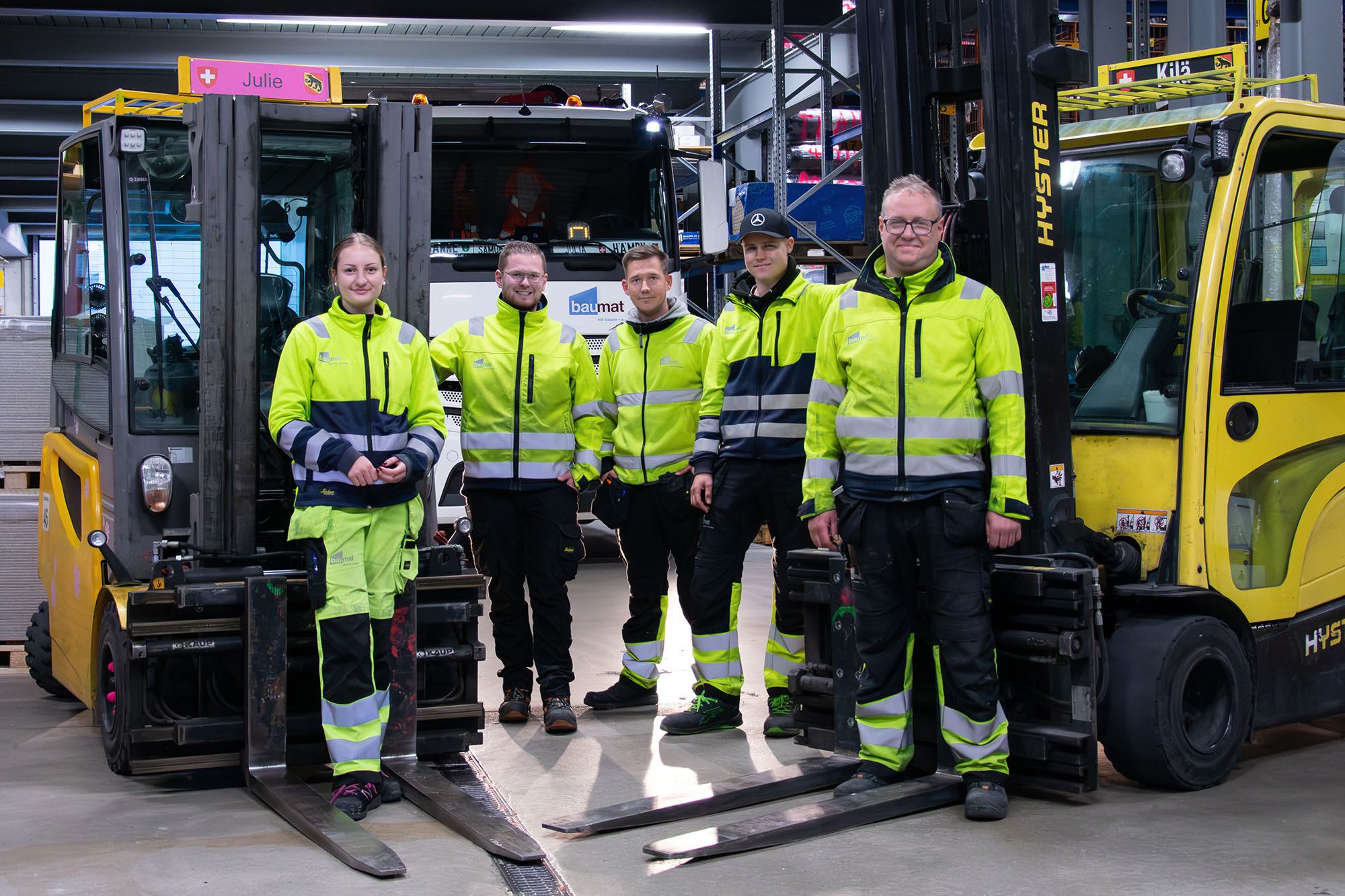 Sei ein Teil vom Team baumat