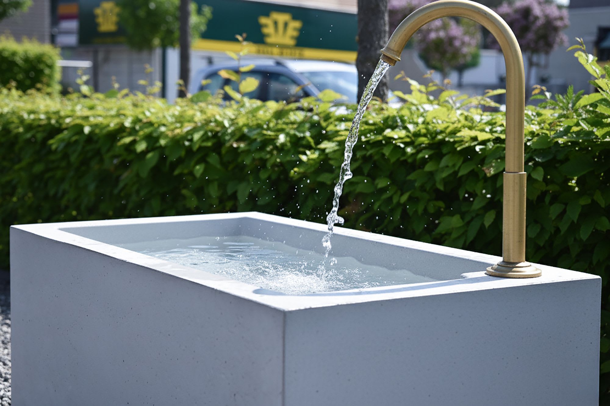 Betonbrunnen Urbanum-Fontana