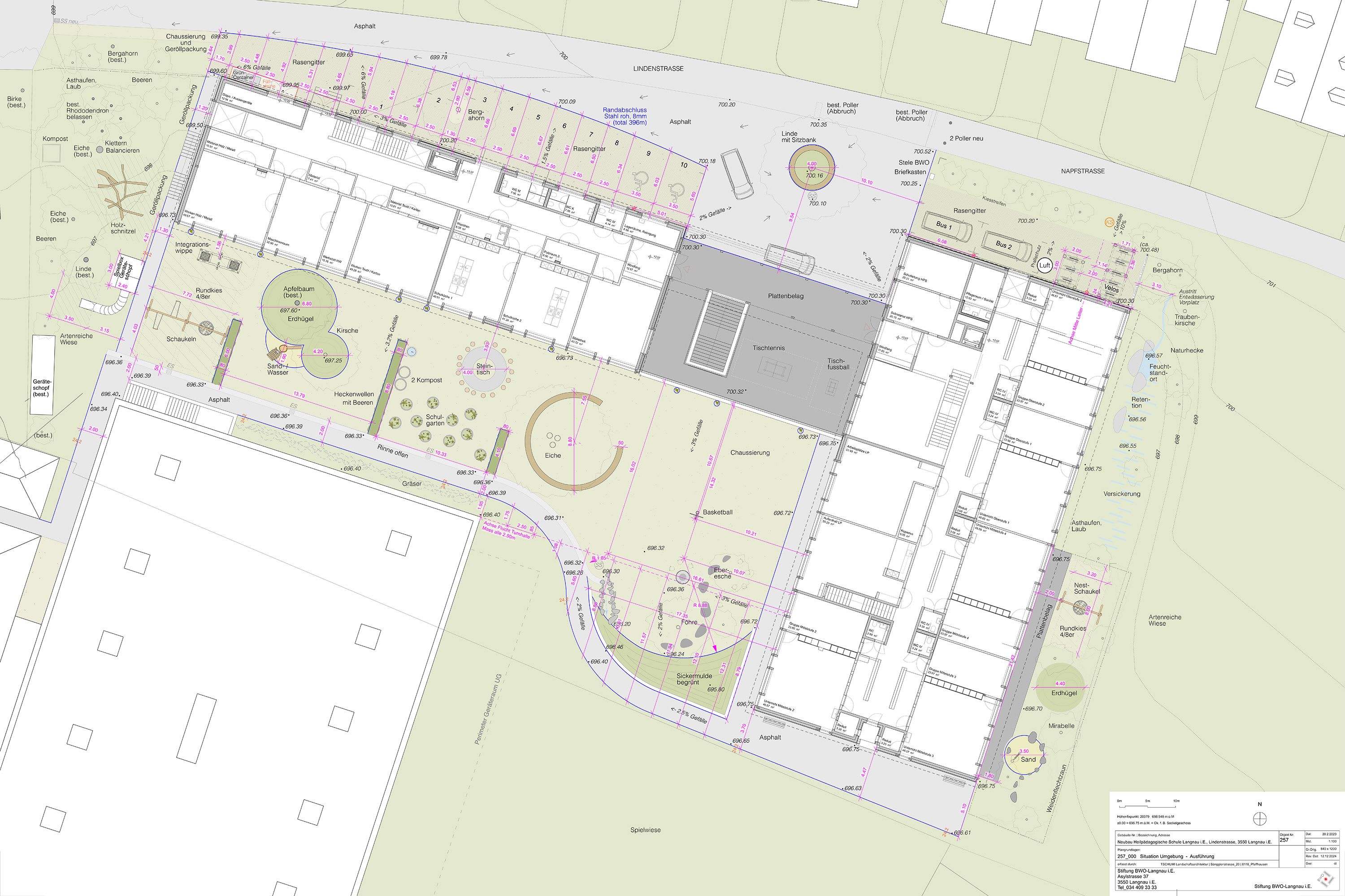 Gestaltungsplan Tschumi Landschaftsarchitektur