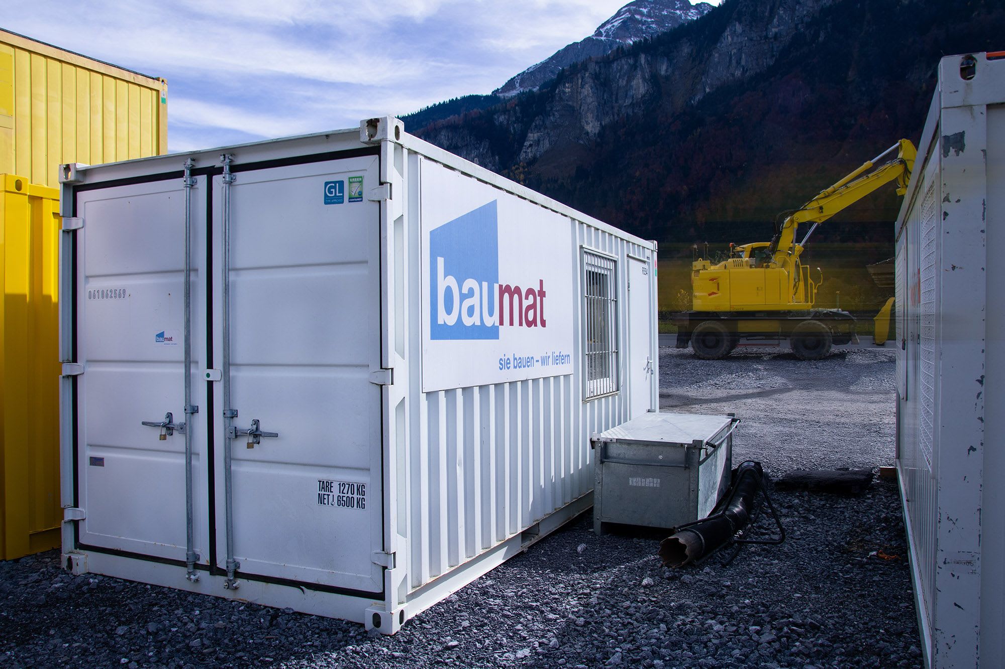 baumat-Baustellencontainer