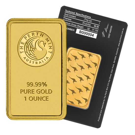 High-quality gold bullion for precious metals trading