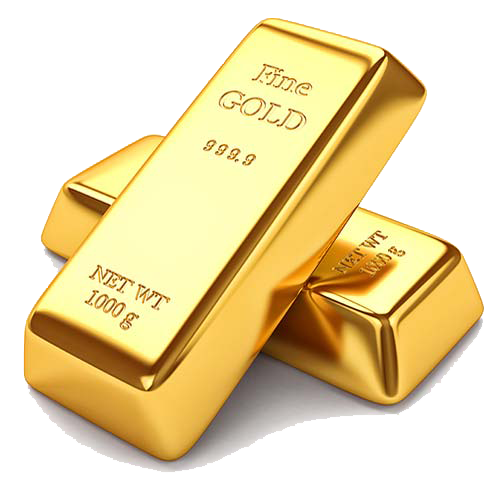 Multiple gold bars symbolizing financial prosperity
