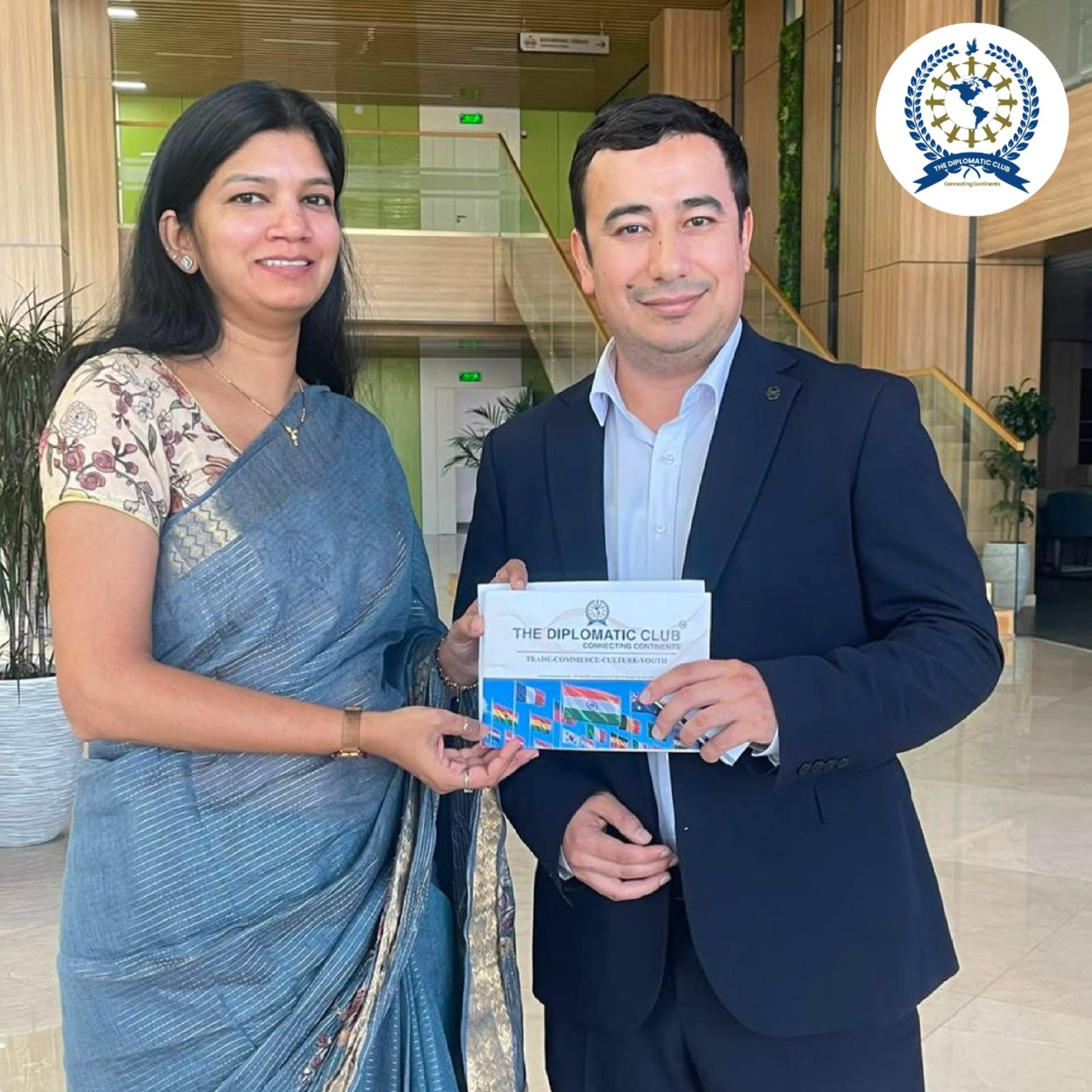 🇮🇳🇺🇿 The Diplomatic Club in Uzbekistan
