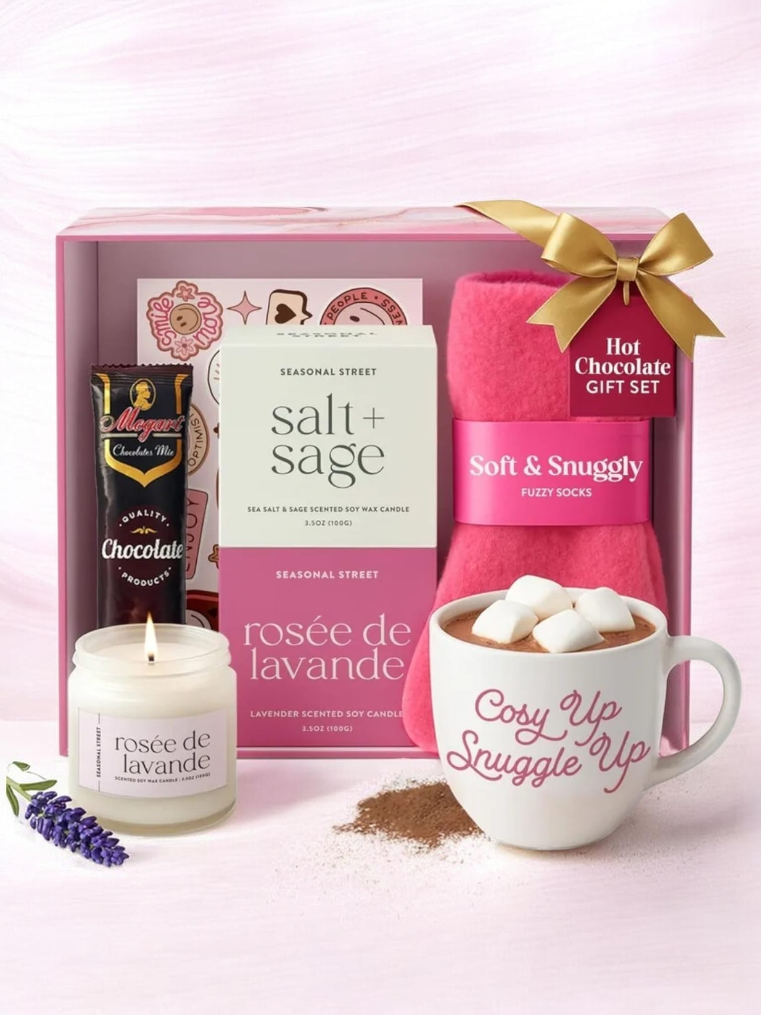 Seasonal Street Sip and Snuggle Gift Box gift box - main view