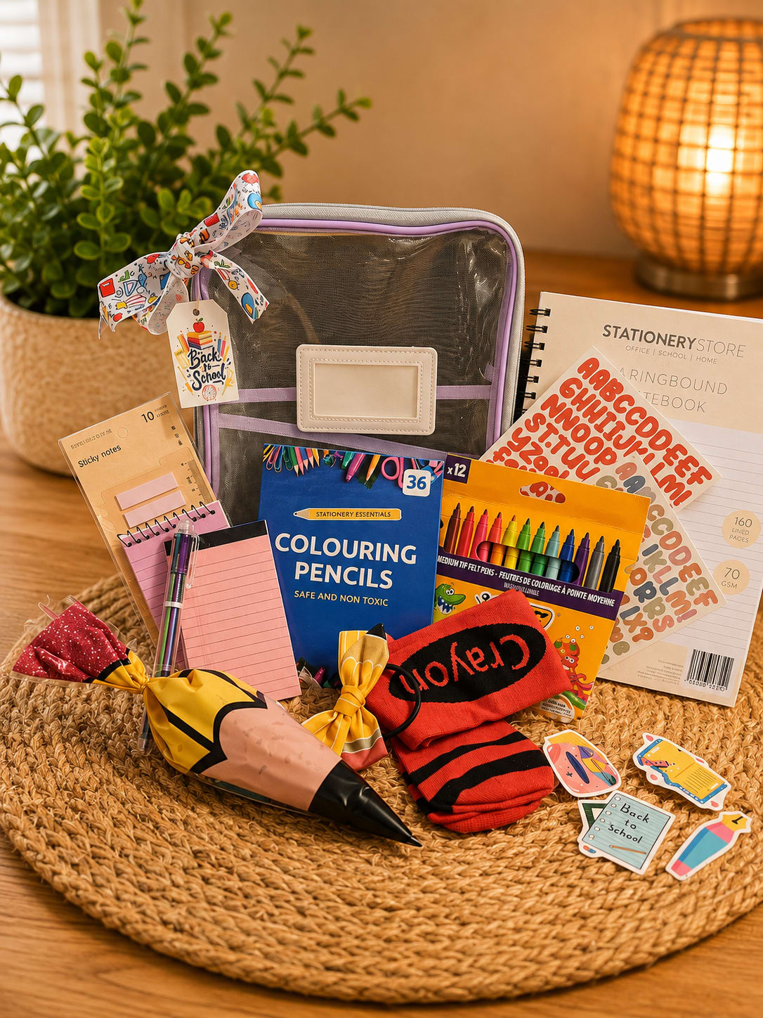 Kids Back to School Stationery Gift gift box - main view