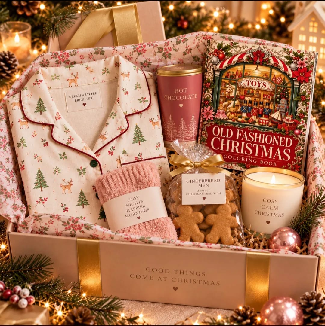 Santa Baby Big Girls Christmas Eve Box gift box - main view