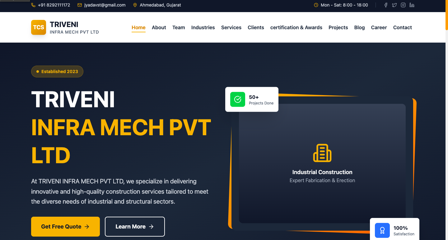 TRIVENI INFRA MECH PVT LTD