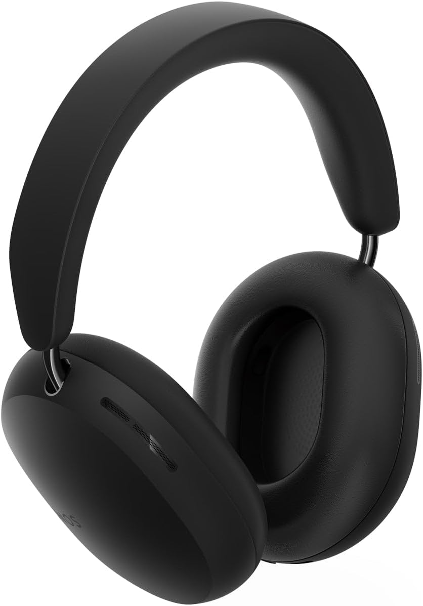 Sonos Ace Premium Active Noise Cancelling Over Ear Headphone Black Connect with Multiple Devices 30 Hours Battery Life Bluetooth USB- C Masterfully Tuned Crystallized Bass Feels More Profound