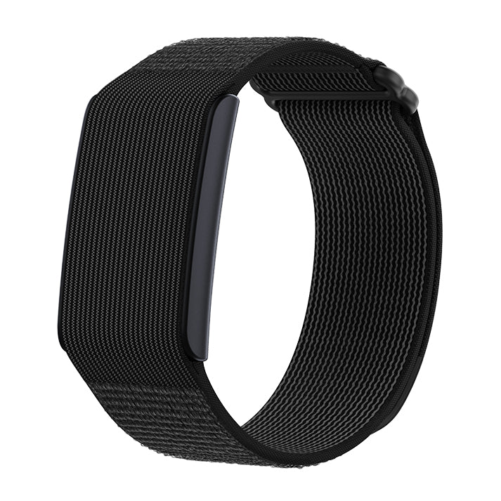 Amazfit Helio Strap Black – Screen-Free Fitness Tracker with 24/7 Heart Rate Monitoring, Sleep Tracking, Recovery Insights, BioCharge Energy Monitoring & Long Battery Life