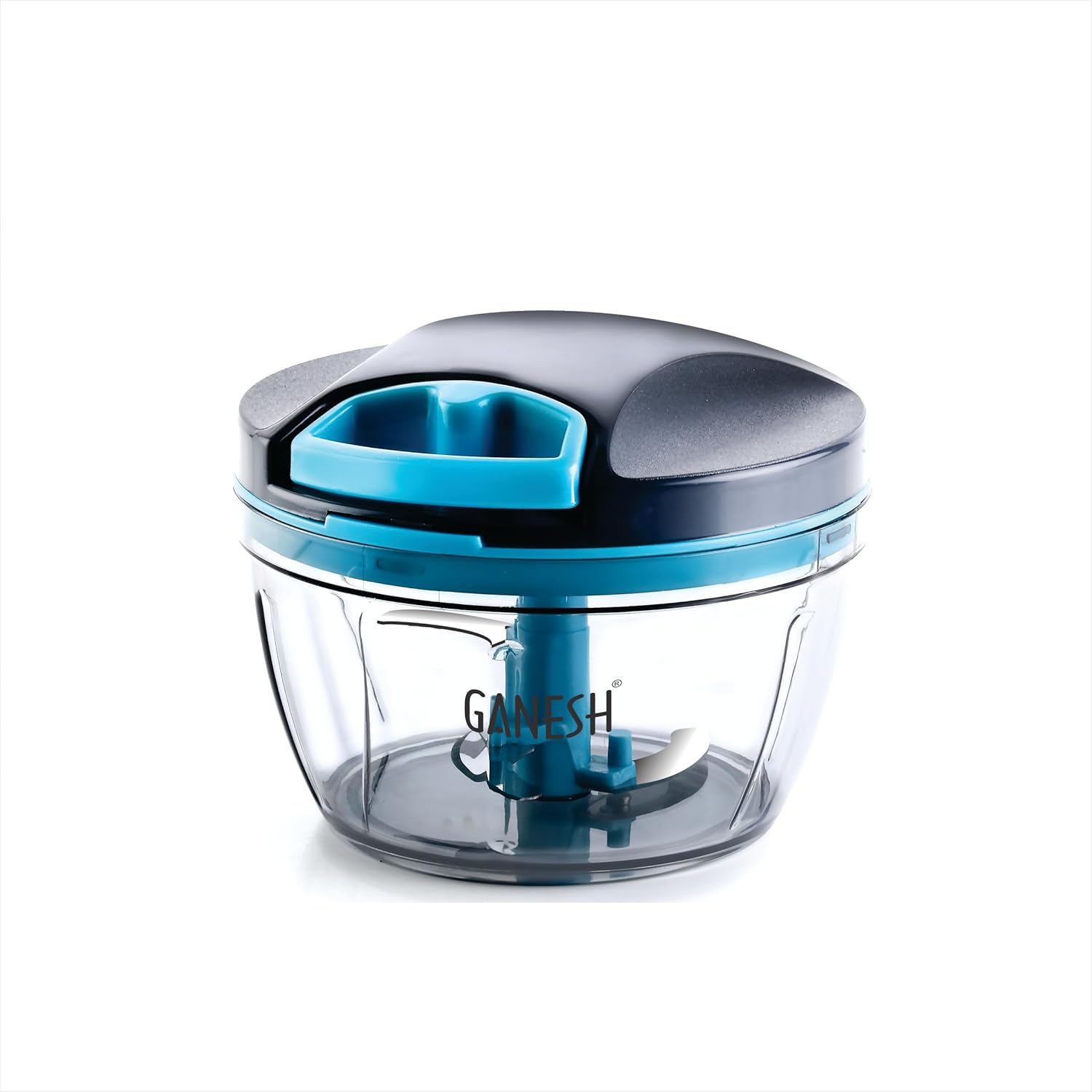 GANESH Wonder Kitchen Dori Vegetable & Fruit Chopper - 3 Steel Blades (470ml, Grey)