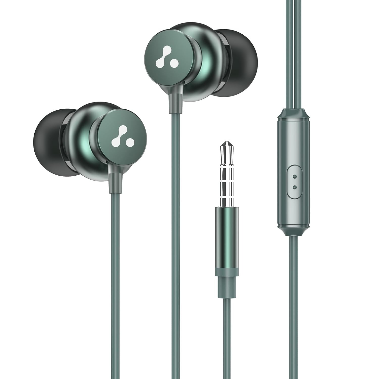 Ambrane Stringz 38 Wired Earphones, Tangle Free Cable, High Bass, 3.5mm Jack