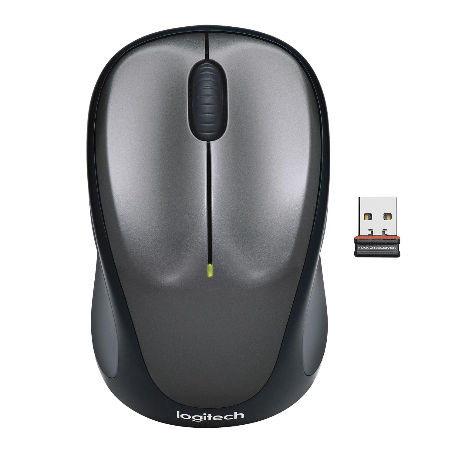 Logitech M235 Wireless Mouse, 1000 DPI Optical Tracking, 12 Month Battery Life (Grey)