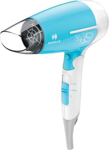 Havells HD3151 Foldable Hair Dryer - 1200W, 3 Heat Settings