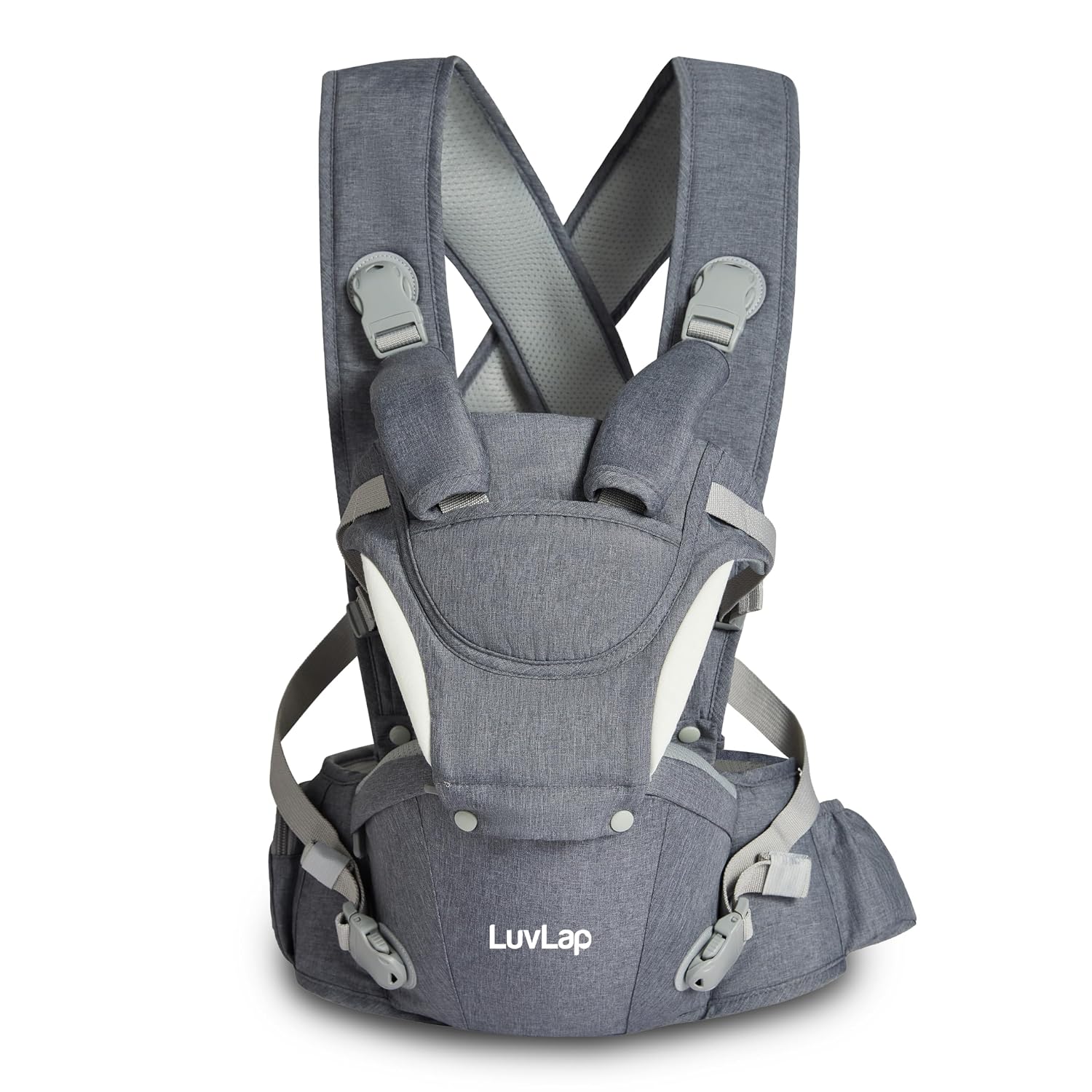 LuvLap Comfy Plus Newborn Baby Carrier with Hip Seat (6-24 Months)