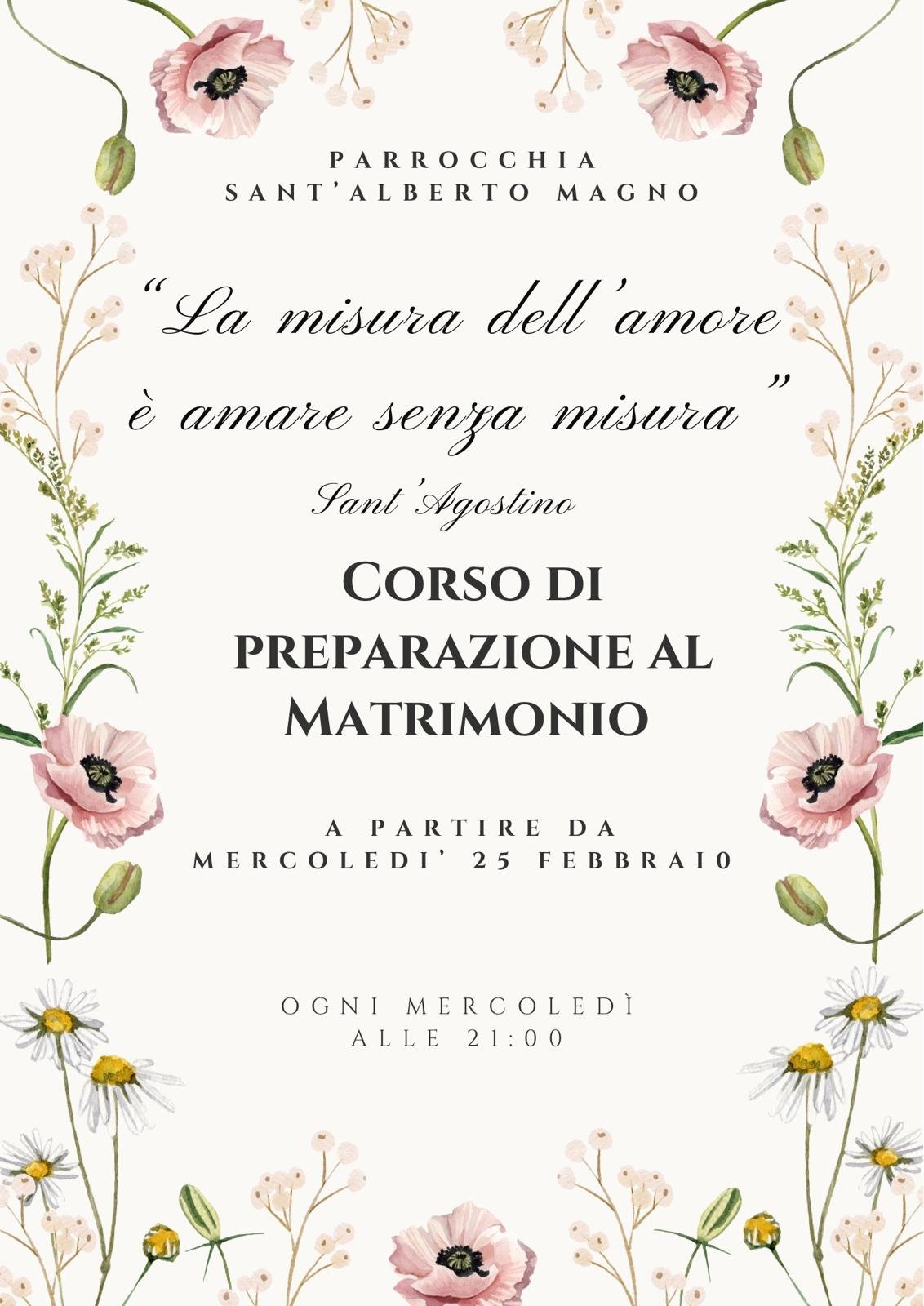 Corso di Preparazione al Matrimonio (25 Febbraio 2026)
