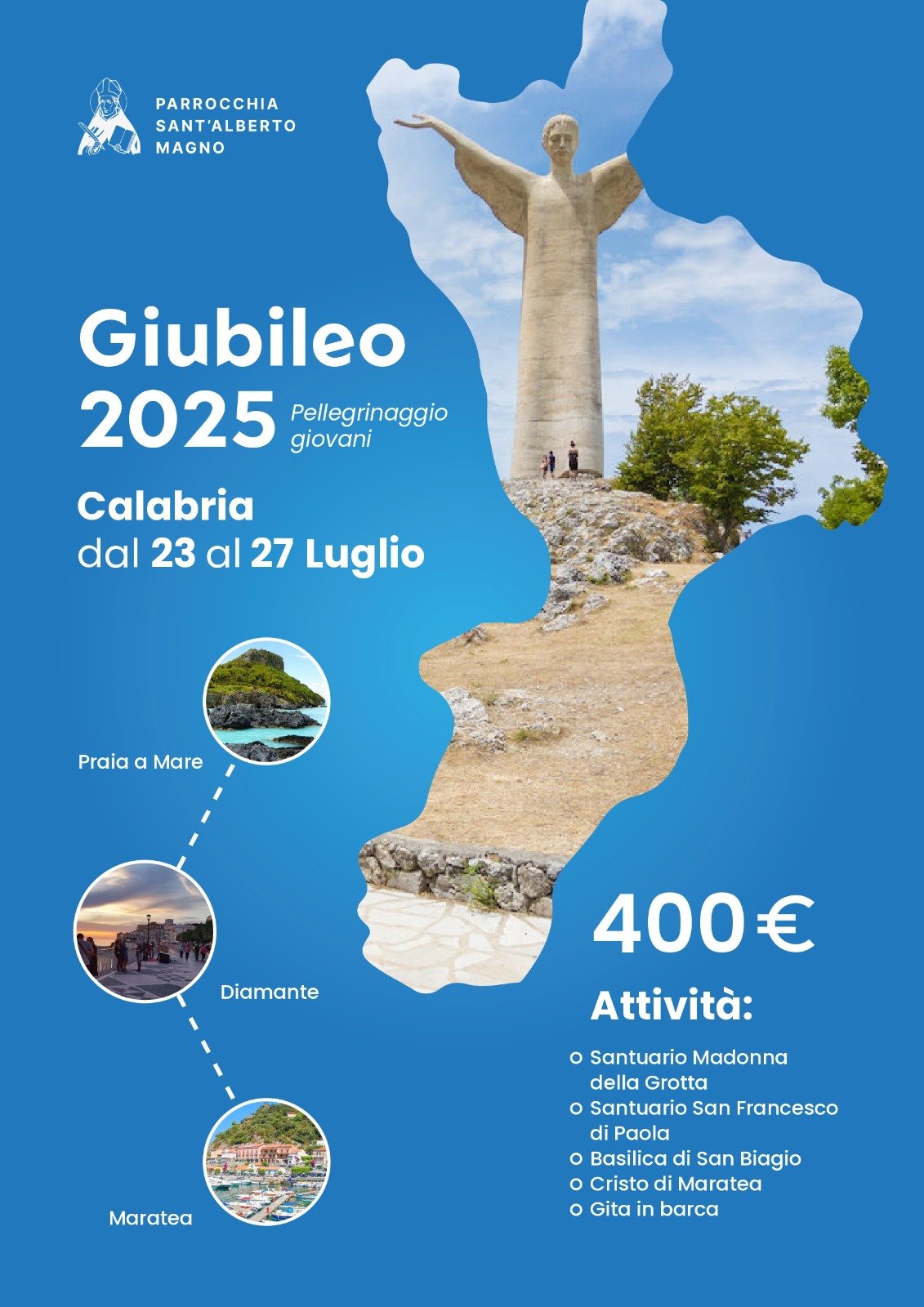 Giubileo Giovani – Calabria dal 23-27 luglio 2025
