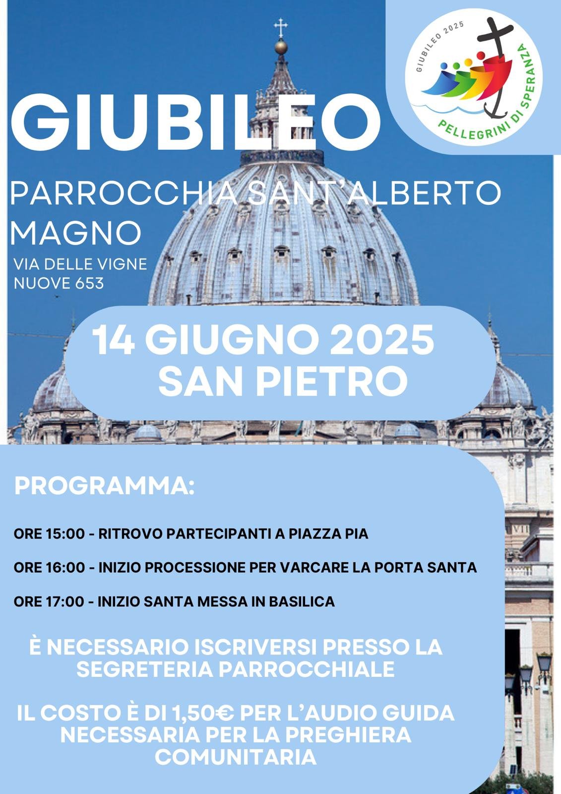 14 Giugno 2025, Varcare la Porta Santa a San Pietro – Giubileo 2025
