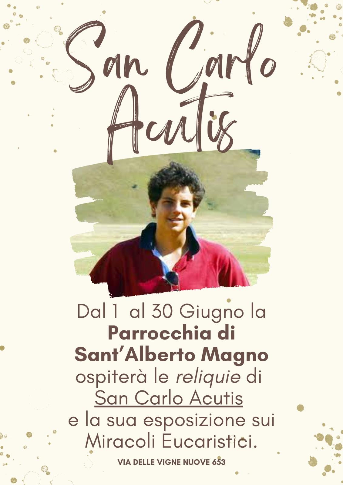 Visita le Reliquie di San Carlo Acutis