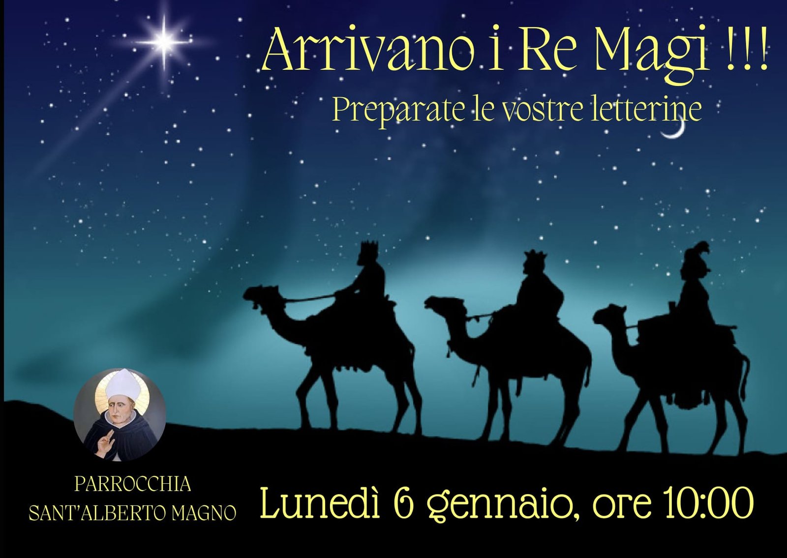 Arrivo dei Magi 2025