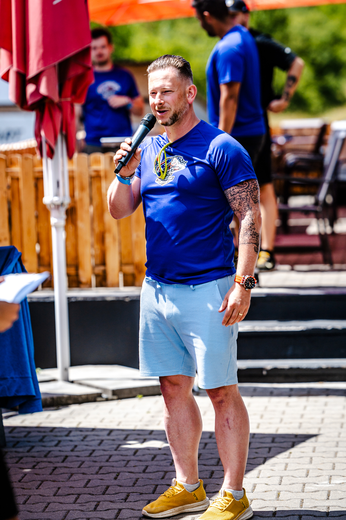 Michal Vítámvás při zahájení akce