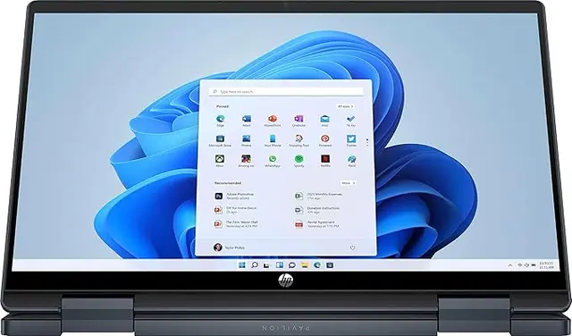 Thumbnail 1 of HP Pavilion - 14-ek0013dx x360 Convertible 12th Gen Intel Core i3-1215U 8GB RAM 256GB SSD 14" FHD Touch-enabled Display Intel UHD Graphics Wide Vision 720p HD Camera Audio by B&O Windows 11 Home 1 Year Dealership Warranty - Three Dolts