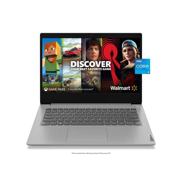 Thumbnail 1 of Lenovo IdeaPad Laptop - Intel Core i5, 8GB RAM, 512GB SSD, 14" FHD Display, Windows 11 Home (Model: 83EL004WUE) - Lightweight & Fast Everyday Notebook