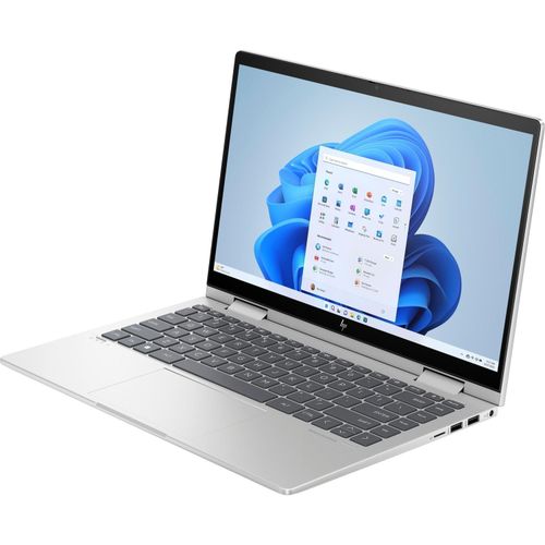 Thumbnail 1 of HP Envy x360 2-in-1 Laptop – Intel Core 7 150U, 16GB RAM, 512GB SSD, 14" FHD Touch, Windows 11 – Natural Silver (1-Year Warranty)