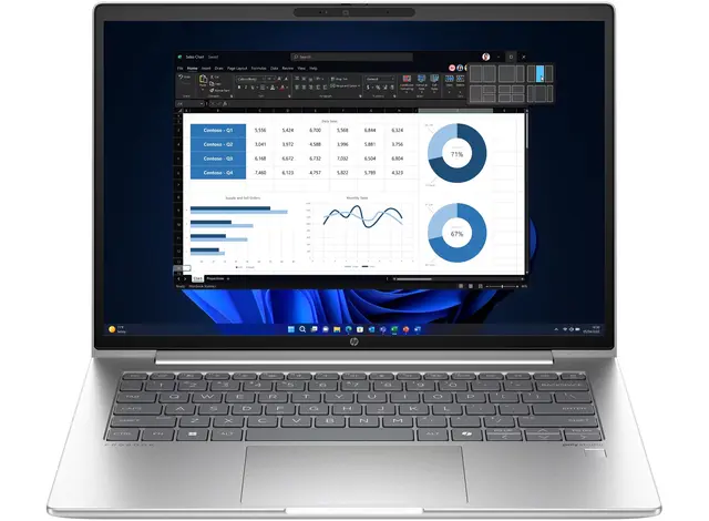 Thumbnail 1 of HP ProBook 440 G11 – Intel Core Ultra 7 155U, 14" WUXGA IPS, 8GB RAM, 512GB SSD, FHD Camera, Fingerprint Reader, Backlit Keyboard, FreeDOS (1-Year Warranty)
