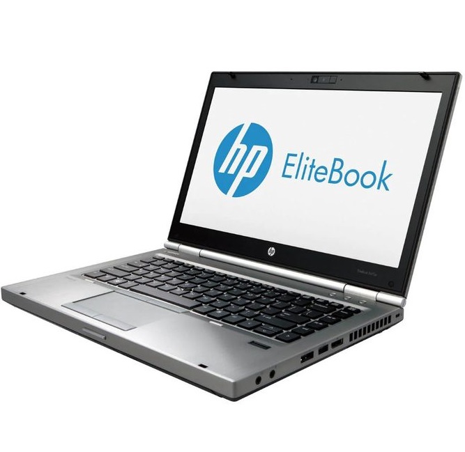 Thumbnail 1 of HP EliteBook 8470p Refurbished Business Laptop - Intel Core i5, 14" HD Display, 4GB RAM, 500GB HDD, WiFi, Webcam - Silver (6 Months Warranty)