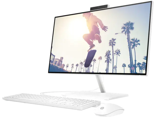 Thumbnail 2 of HP All-in-One 24-cb1023nh – Intel Core i5, 8GB RAM, 512GB SSD, 23.8" FHD Touch, MX450 GPU – Space-Saving Desktop PC