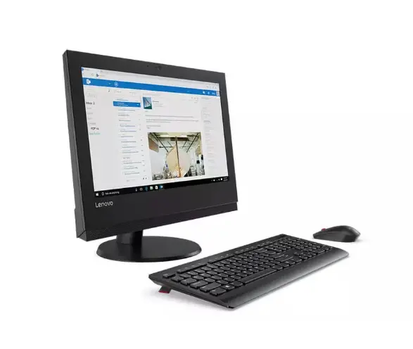 Thumbnail 3 of Lenovo V310z AIO PC - Intel i3-7th Gen, 8GB RAM, 1TB HDD, 19.5" HD, DVD RW - Basic Home & Office Desktop (DOS)