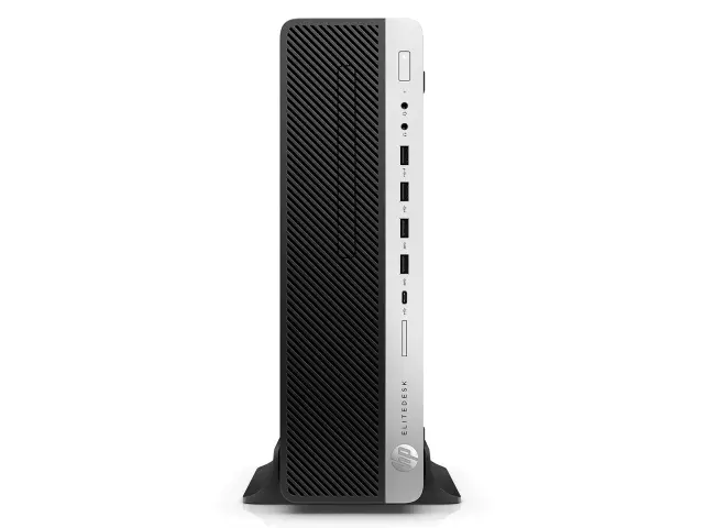Thumbnail 1 of HP EliteDesk 800 G5 SFF Desktop - i5-9500, 8GB RAM, 128GB SSD + 500GB HDD - Compact Business PC