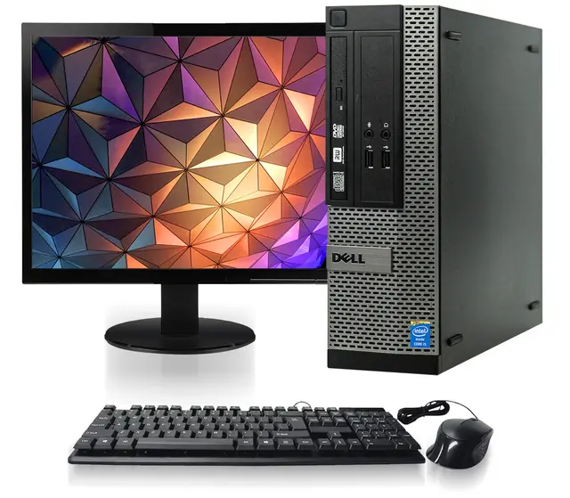 Thumbnail 1 of Dell Optiplex 7020 Desktop - i5-4590 3.3GHz, 4GB RAM, 500GB HDD + 22" Monitor (Keyboard/Mouse) - FreeDOS - 6 Month Warranty