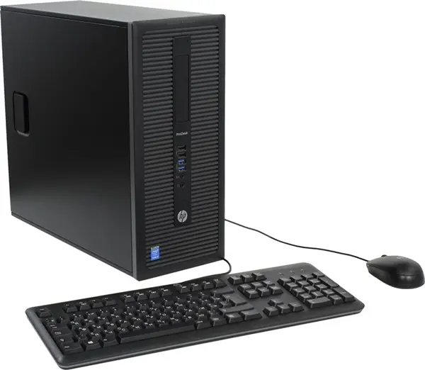 Thumbnail 1 of HP ProDesk 600 G1 Tower - i5-4590 3.2GHz, 4GB RAM, 500GB HDD, DVDRW - Business Desktop PC (1 Year Warranty)