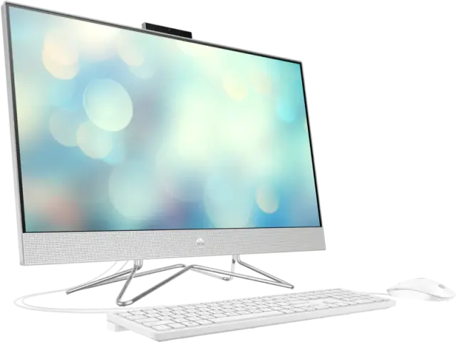 Thumbnail 1 of HP 27-DP1013NY AIO Desktop - 11th Gen Intel i7-1165G7, 27" FHD, 8GB RAM, 1TB HDD, Iris Xe Graphics, WiFi 6, FreeDOS - 1 Year Warranty