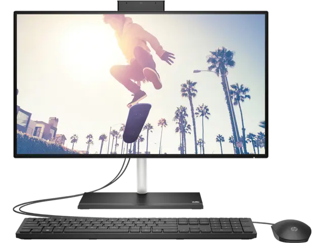Thumbnail 1 of HP All-in-One 24-cb1026nh Bundle | 23.8" FHD | Intel Core i5-1235U | 8GB RAM | 512GB SSD | FreeDOS | 1-Year Warranty