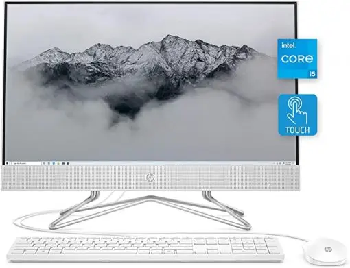 Thumbnail 1 of HP 24-df1270 All-in-One Desktop | 11th Gen Intel Core i5-1135G7 | 8GB RAM | 512GB SSD + 1TB HDD | 23.8" FHD Touchscreen | Windows 10