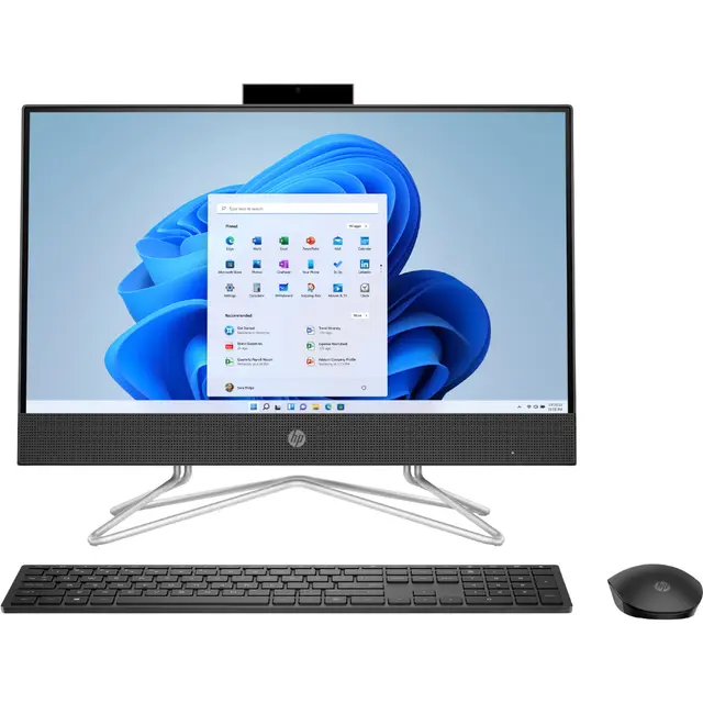 Thumbnail 1 of HP 22-c0xx All-in-One PC | 8th Gen Intel Core i3-8130U | 4GB RAM | 500GB HDD | 22" Display | WiFi | Bluetooth | Webcam | 1-Year Warranty