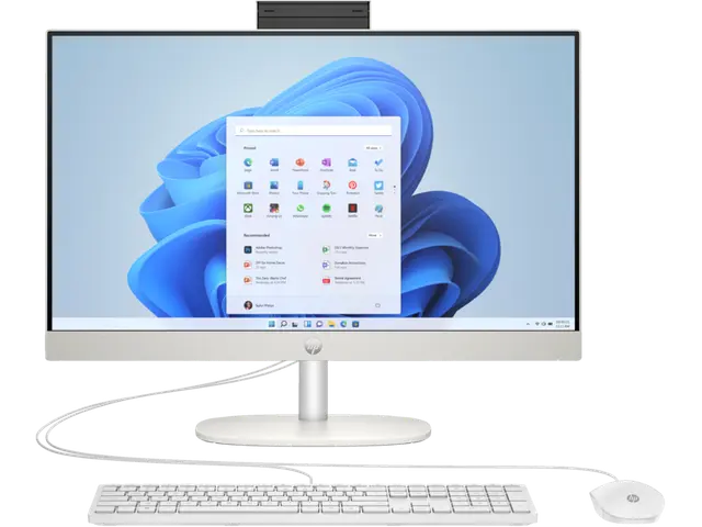 Thumbnail 1 of HP 24-cr0009l All-in-One PC (AV8L0PA) | 13th Gen i7-1355U | 16GB RAM | 512GB SSD | 23.8" FHD IPS | Iris Xe Graphics | Win 11 Pro