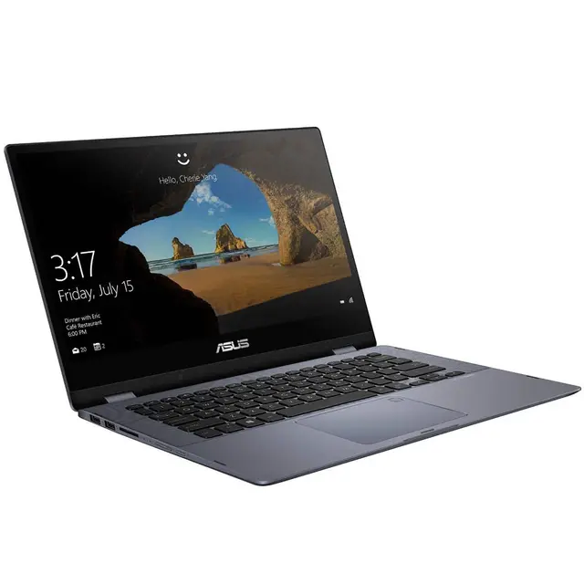 Thumbnail 2 of ASUS VivoBook Flip 14 TP412F - 14" FHD Touch 2-in-1 Laptop (Intel i7-10510U, 8GB RAM, 512GB SSD, Windows 11) - 360° Hinge & Backlit Keyboard - Ex-UK Stock