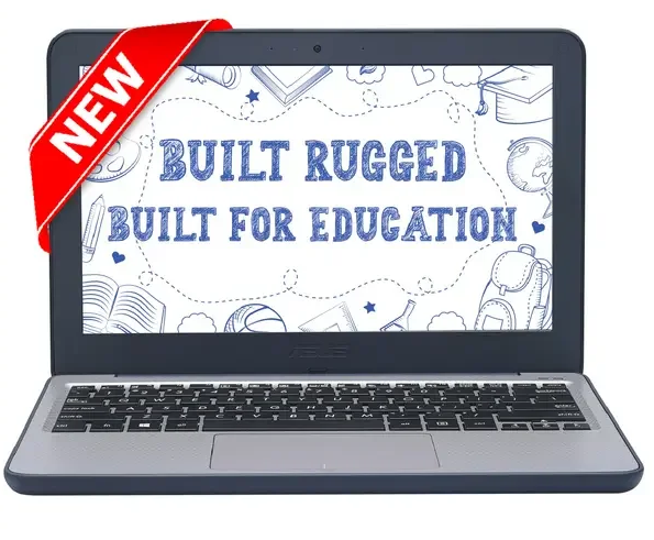 Thumbnail 1 of ASUS VivoBook W202N - 11.6" HD Laptop (Intel Celeron N3350, 4GB RAM, 128GB eMMC, Windows 10) - Spill-Resistant Keyboard - Compact & Lightweight