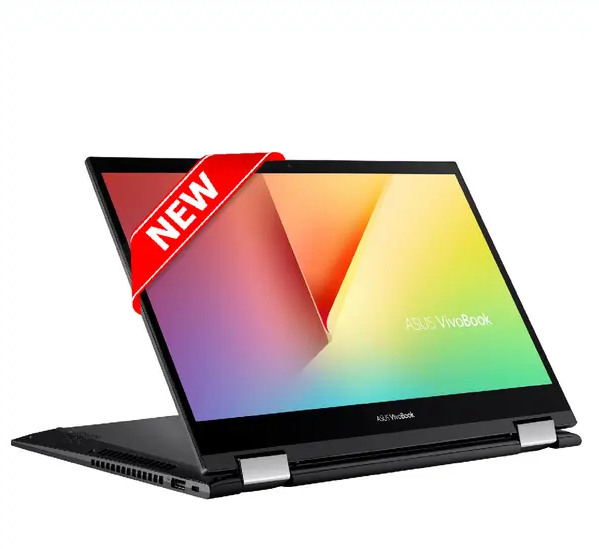 Thumbnail 1 of ASUS VivoBook Flip 14-TP470E - 14" FHD Touch 2-in-1 Laptop (i7-1165G7, 16GB RAM, 512GB SSD) - Win11, Indie Black