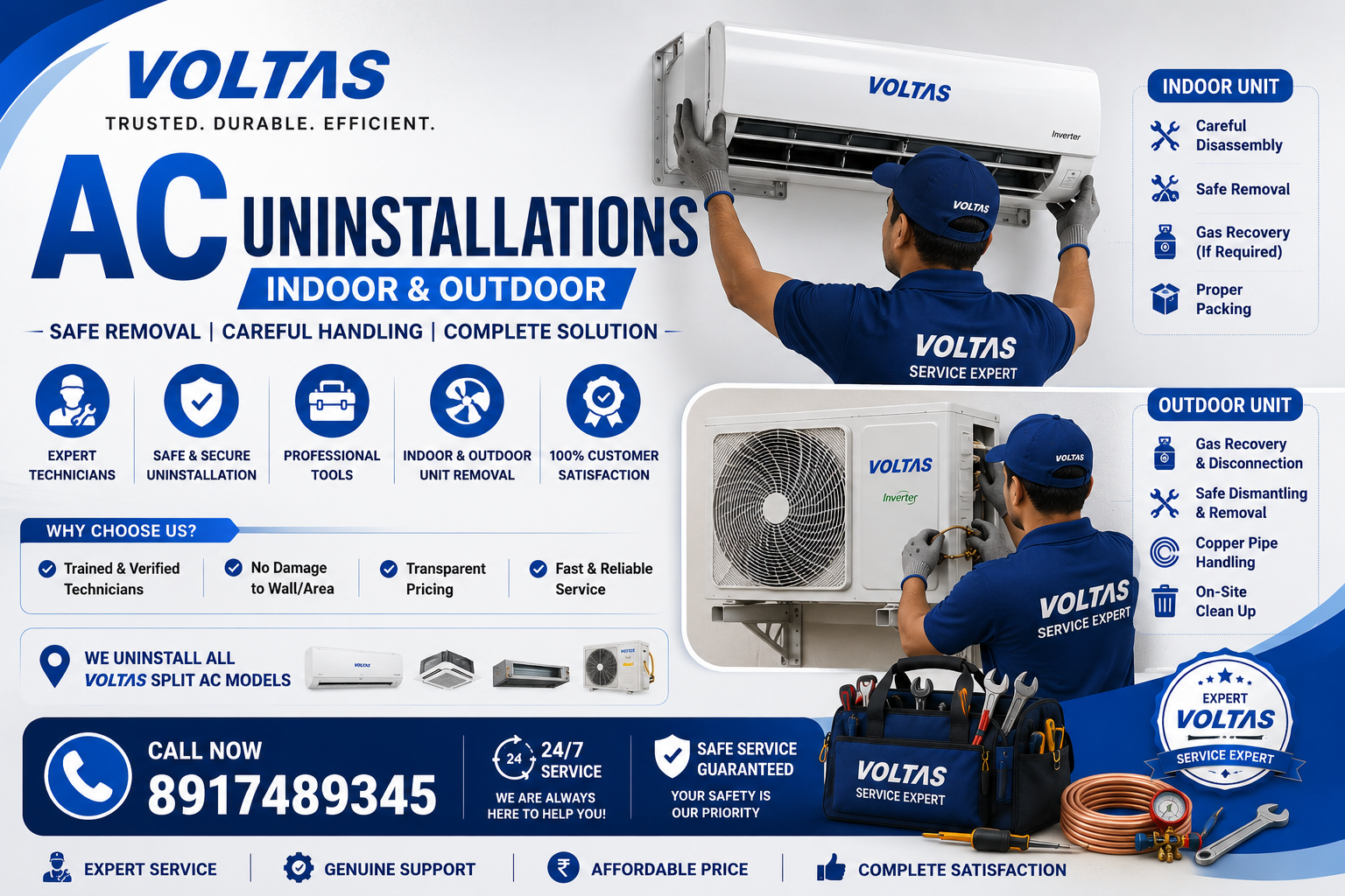 Voltas AC Uninstall Service