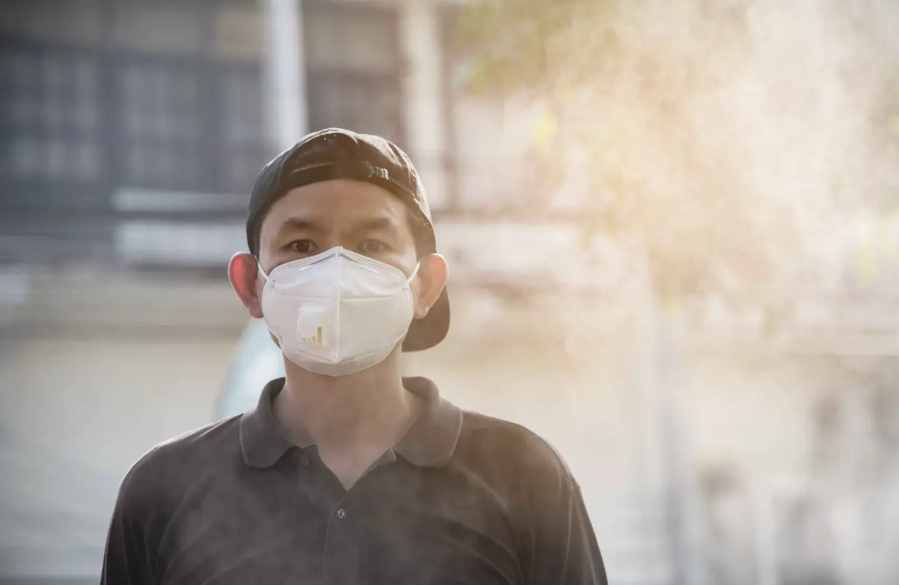 Kabut asap tebal berdampak pada kesehatan pernapasan